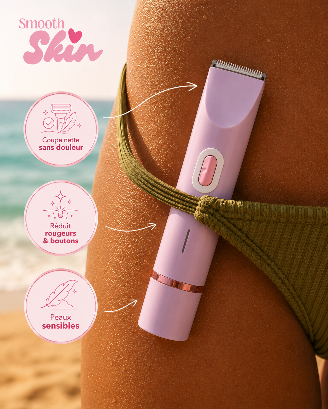 Rasoir 2 en  1 Smooth Skin