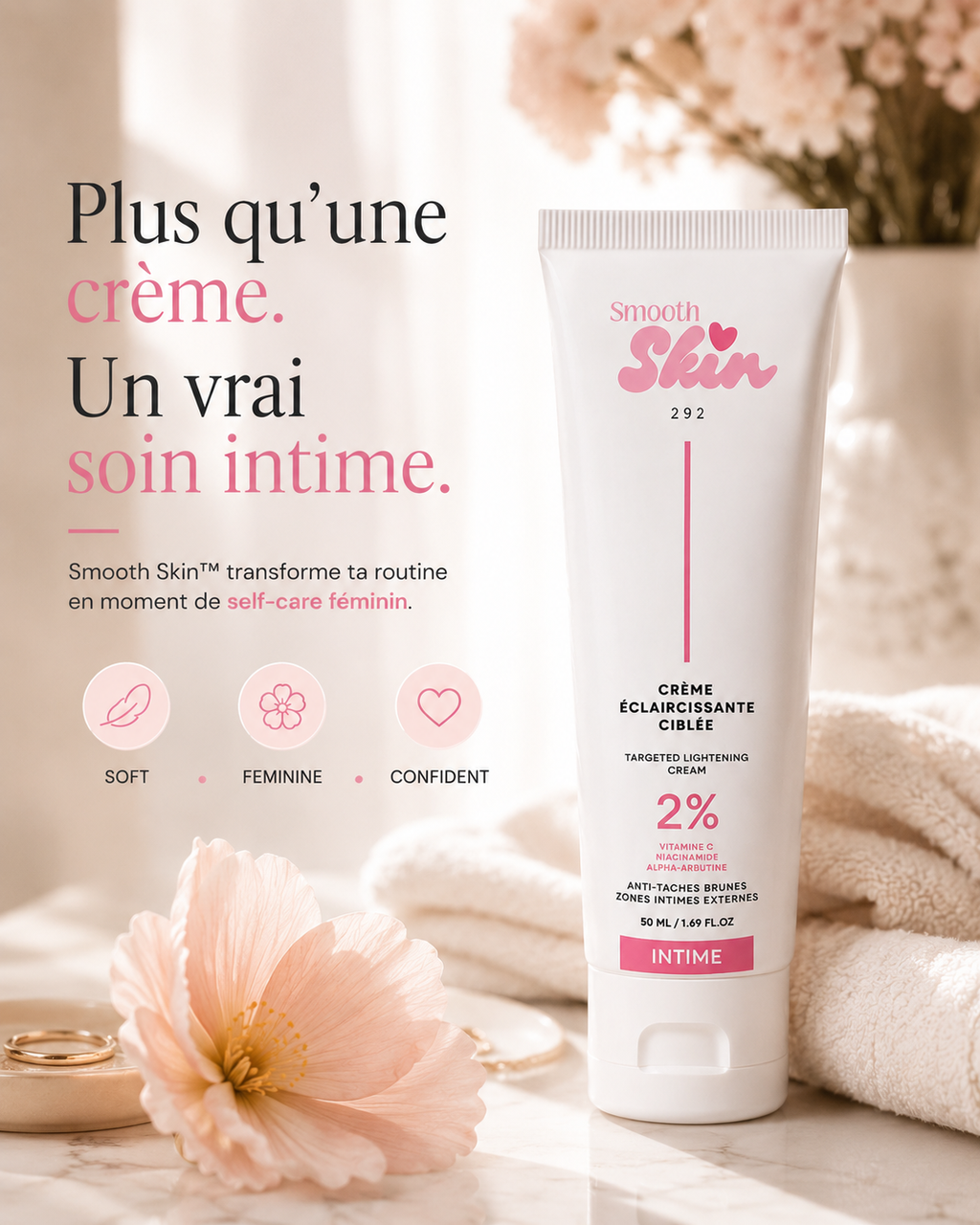 Crème Éclaircissante Zone Intime