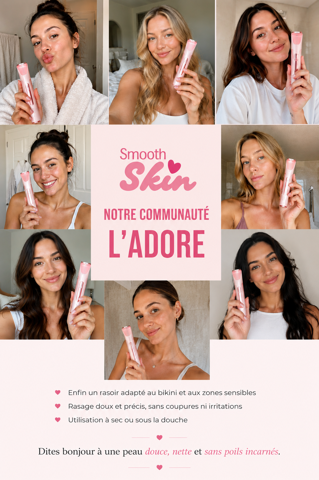 Rasoir 2 en  1 Smooth Skin
